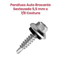 Parafuso Auto Brocante Sextavado 5,5mm x 7/8 Costura - Caixa com 200 Unidades