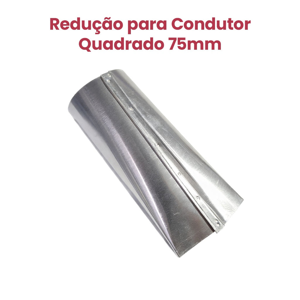 Redução para Condutor Quadrado 75mm