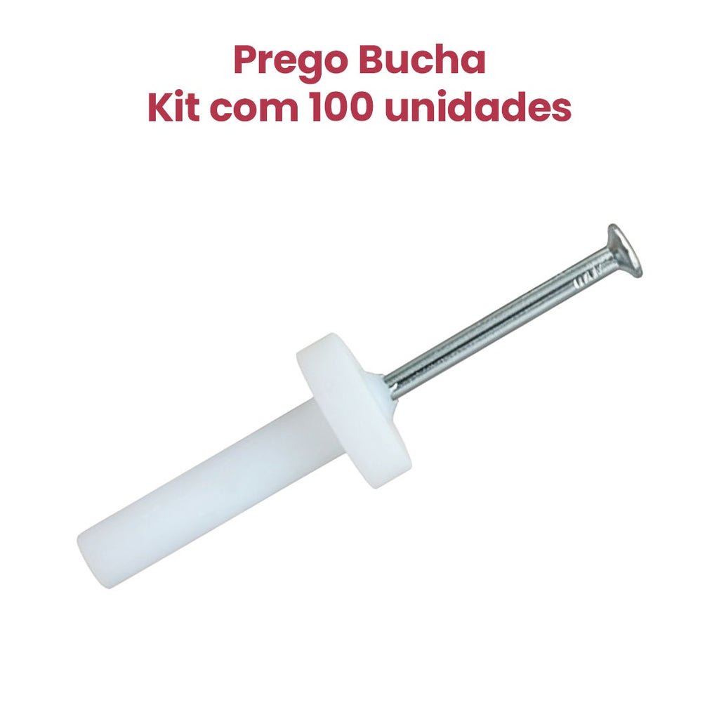Prego Bucha - Kit com 100 unidades
