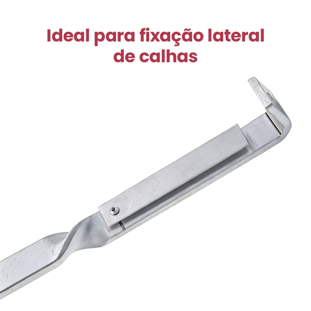 Suporte Torcido para Calha – Kit com 5 unidades