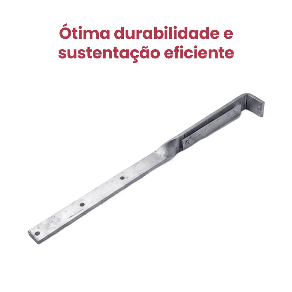 Suporte Torcido para Calha – Kit com 5 unidades