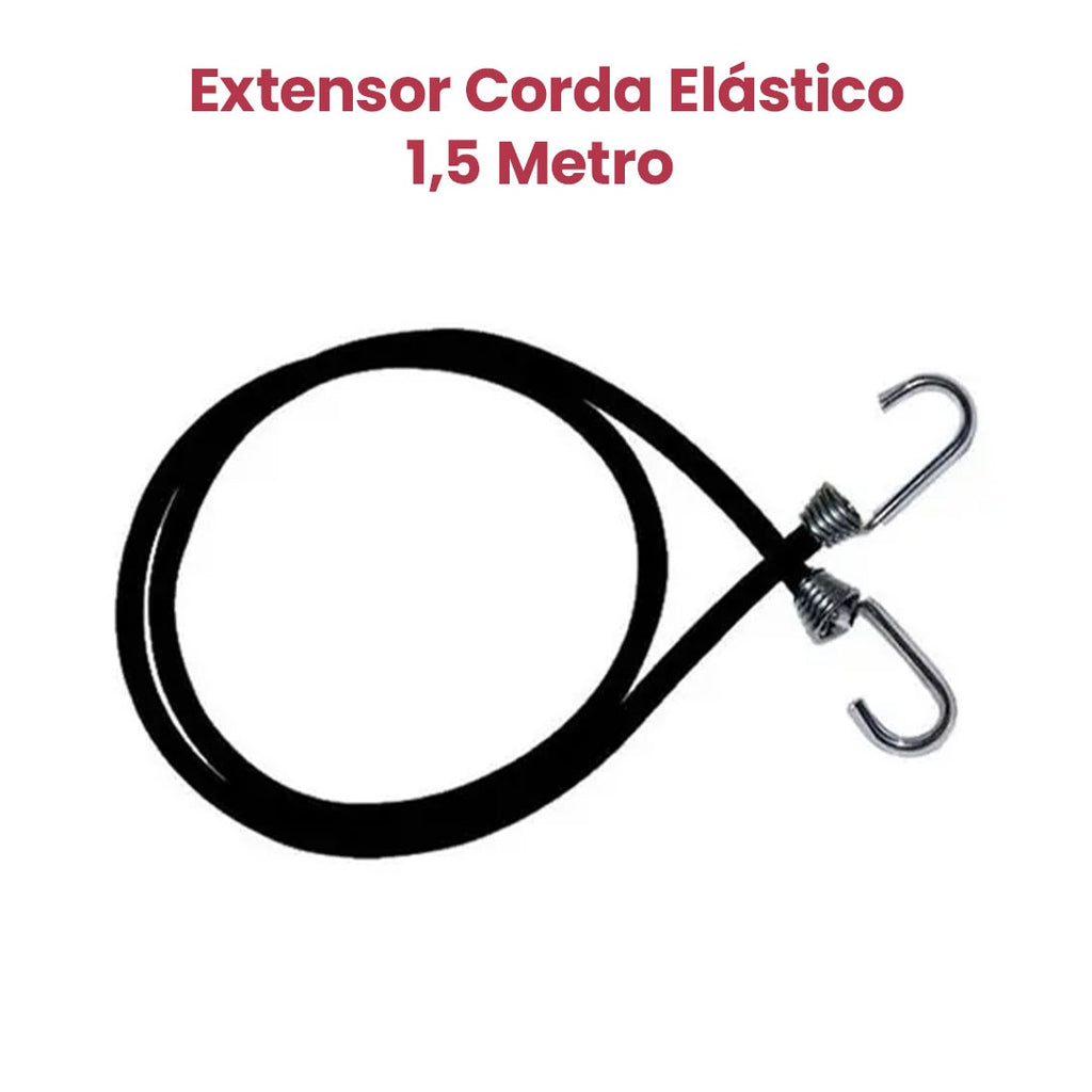 Extensor Corda Elástico 1,5 Metro – Kit com 10 Unidades
