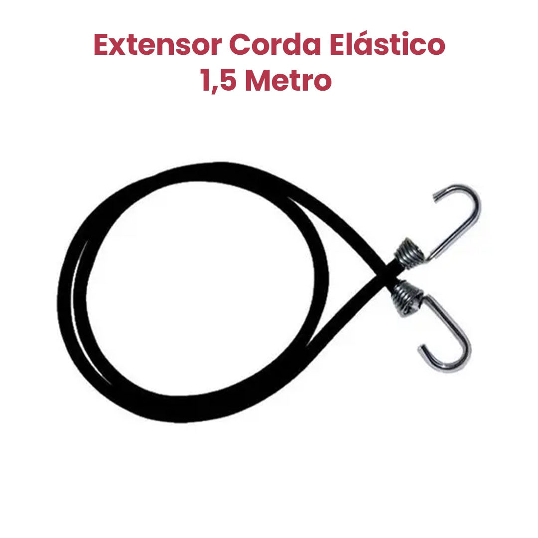 Extensor Corda Elástico 1,5 Metro – Kit com 10 Unidades