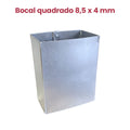 Bocal quadrado 8,5x4mm