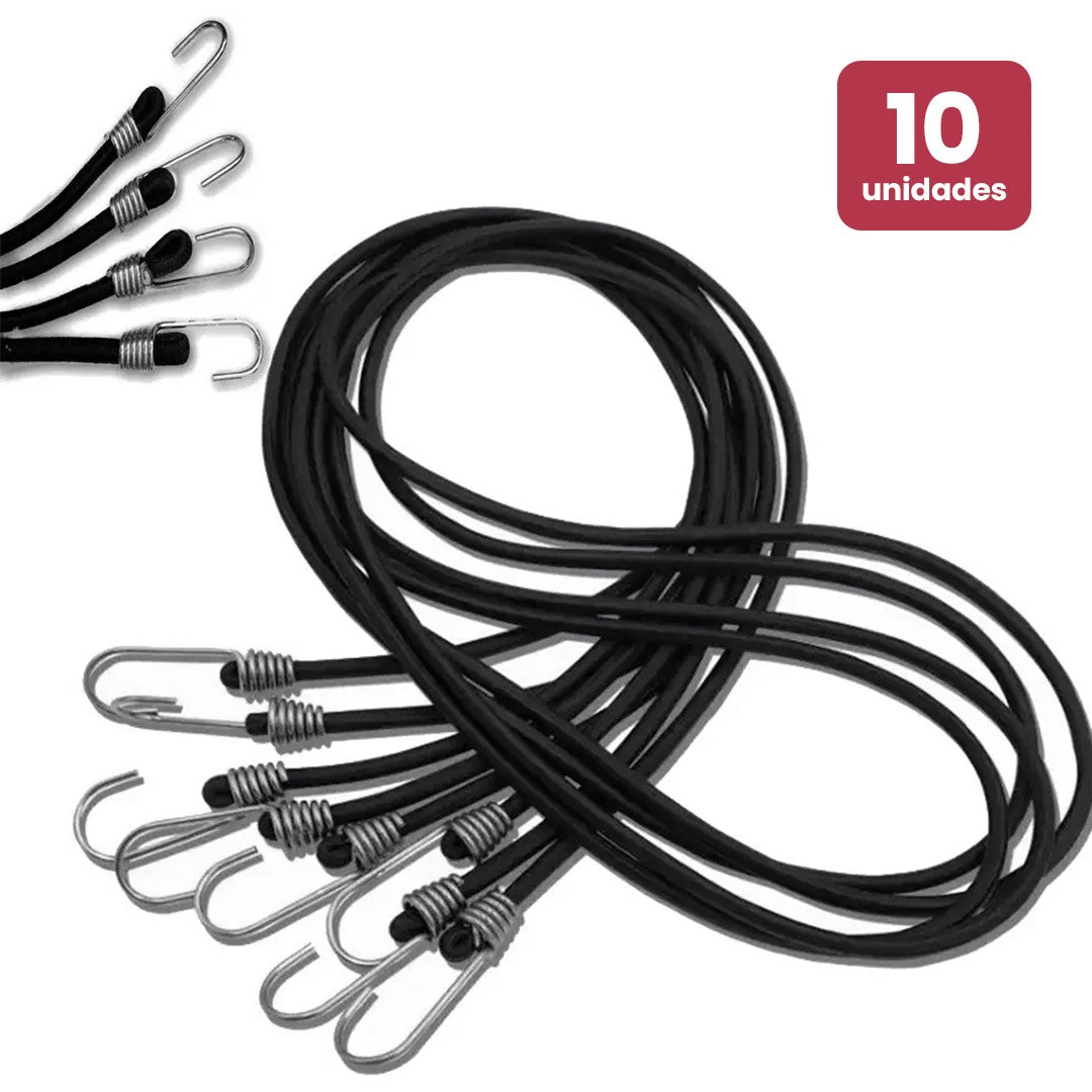 Extensor Corda Elástico 1 Metro – Kit com 10 Unidades