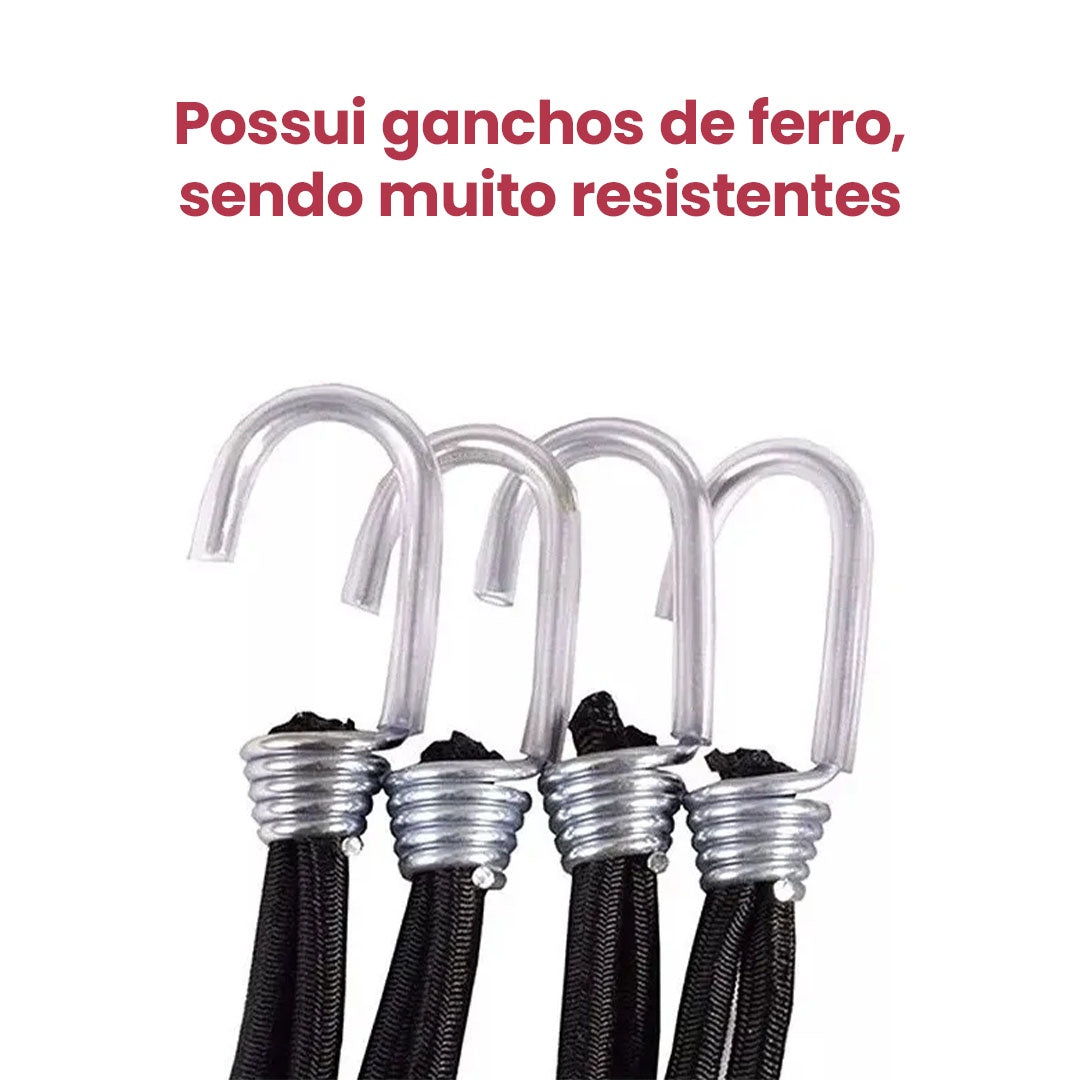 Extensor Corda Elástico 1 Metro – Kit com 10 Unidades