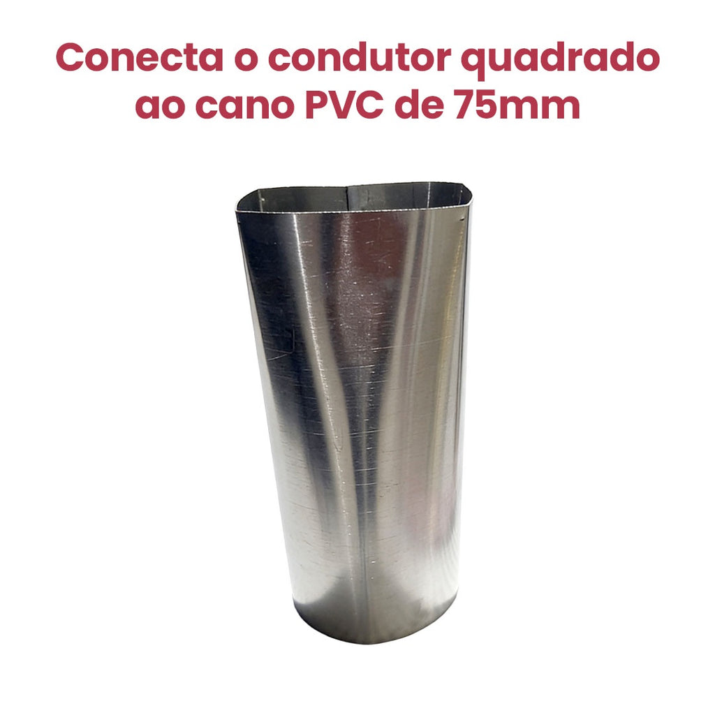 Redução para Condutor Quadrado 75mm