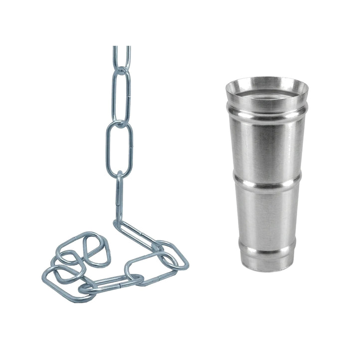 Kit Descida de Água: Corrente 10 Metros + Bocal de Corrente