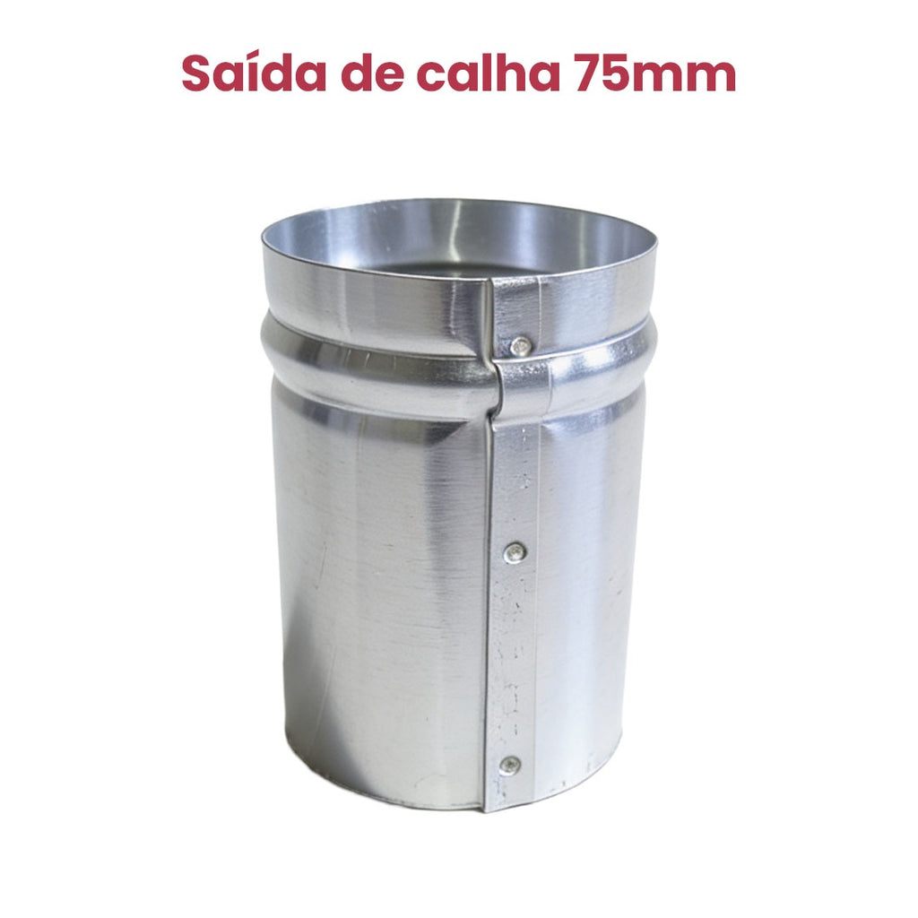 Saída de calha 75mm