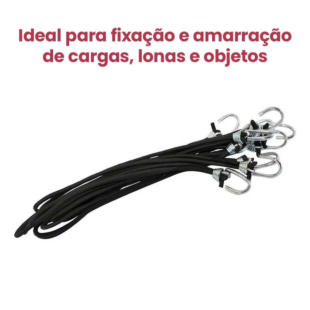 Extensor Corda Elástico 1,5 Metro – Kit com 10 Unidades