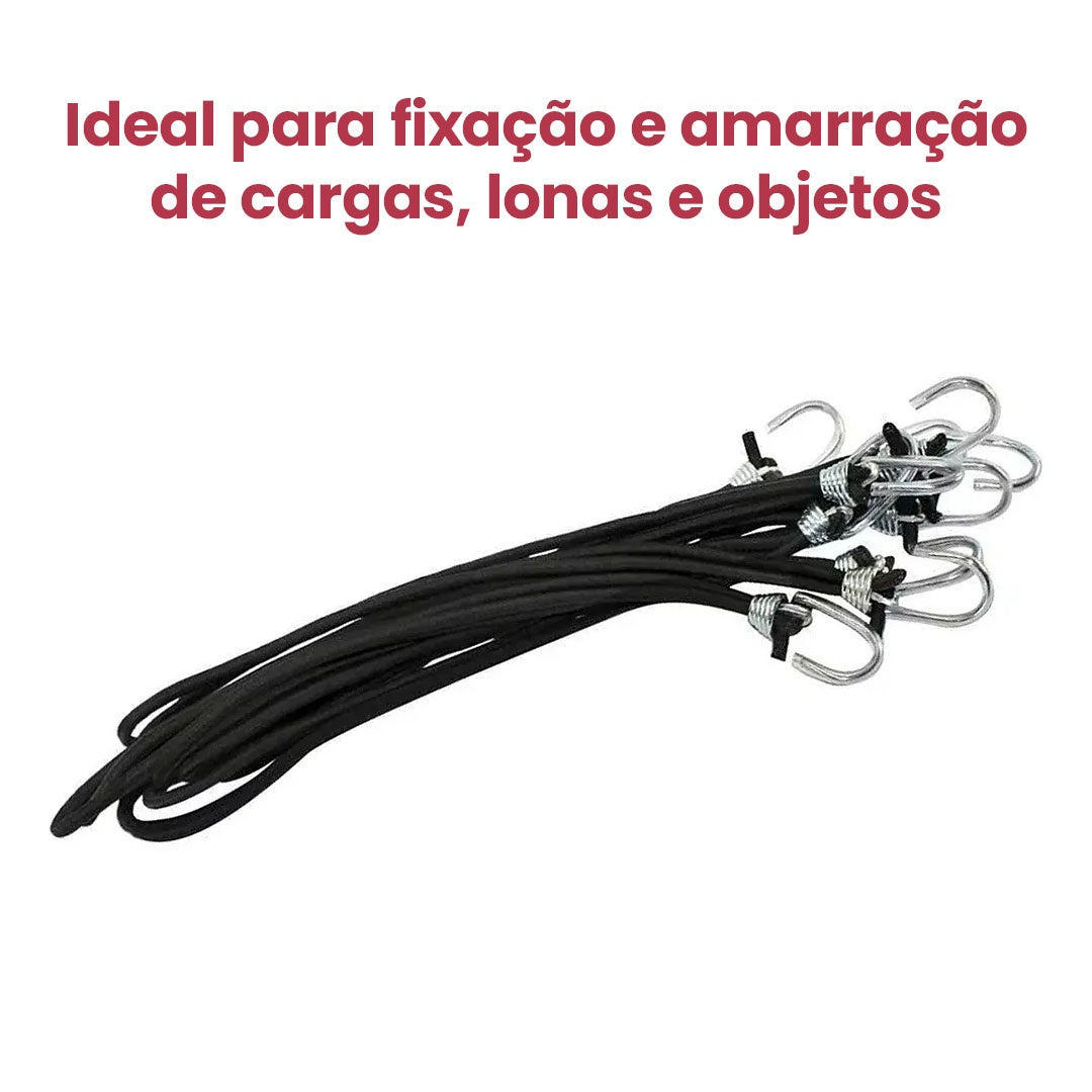 Extensor Corda Elástico 1,5 Metro – Kit com 10 Unidades