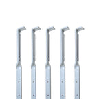 Suporte Torcido para Calha – Kit com 5 unidades, foto 2