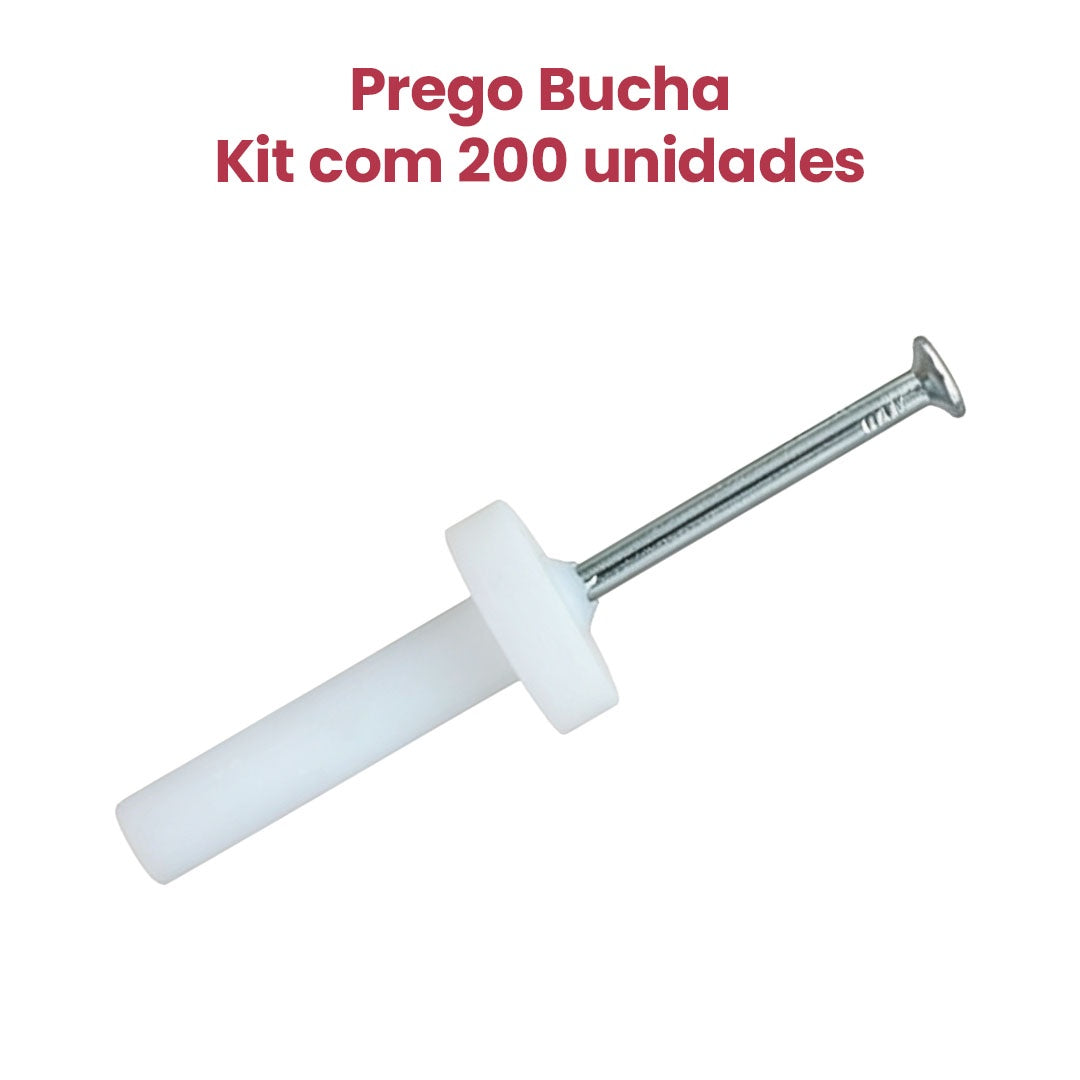 Prego Bucha - Kit com 200 unidades