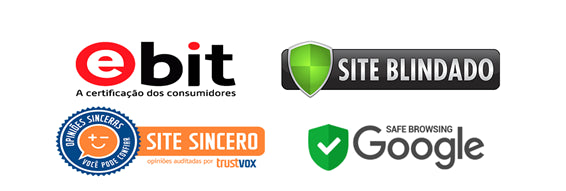 Formas de pagamento: Visa, Mastercard, Pix, Boleto e mais